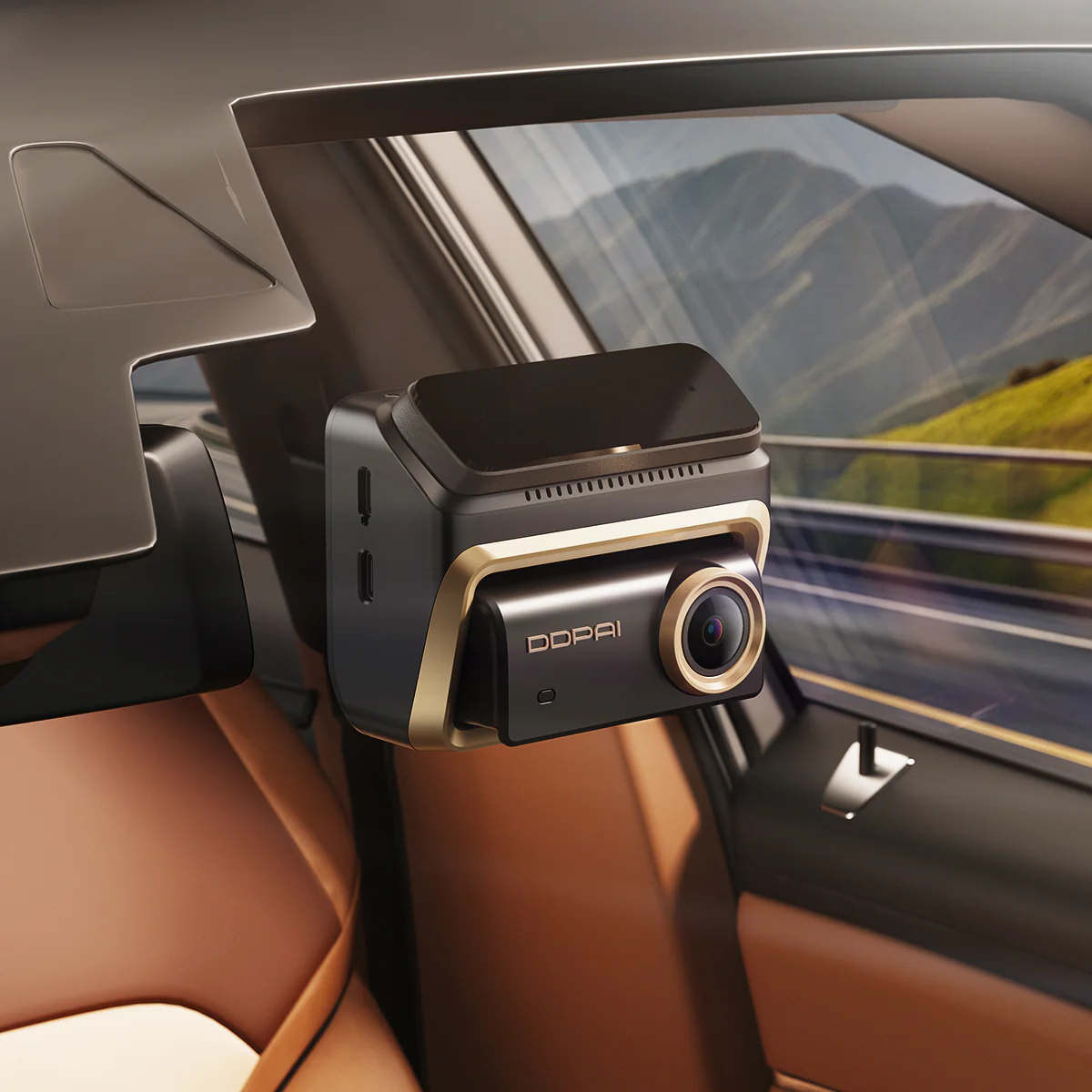 داش كام DDPAi Z90 pro Master كاميرا امامية 4K وخلفية 4K تدعم شريحة GPS+4G